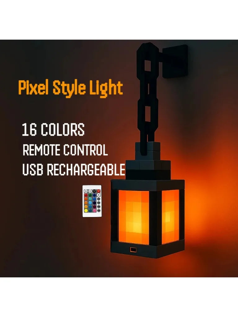 Pixelowa Lampka LED RGB – 16 kolorów + Pilot